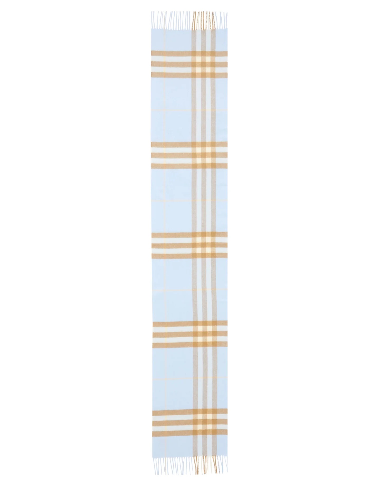 Classic checked cashmere scarf - 4