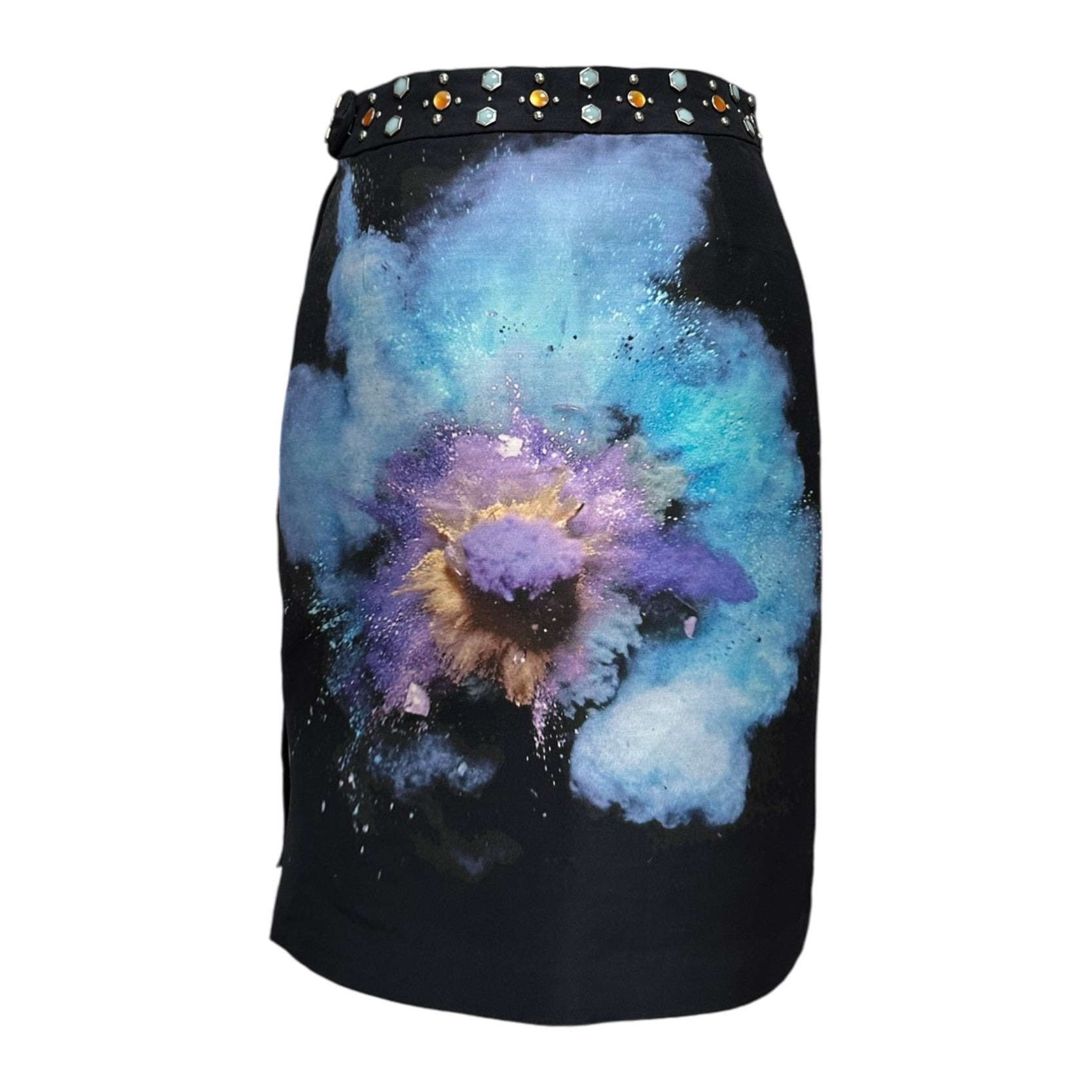 UNDERCOVER Spring Summer 2016 "Greatest" Flower Print Studs Skirt - 2