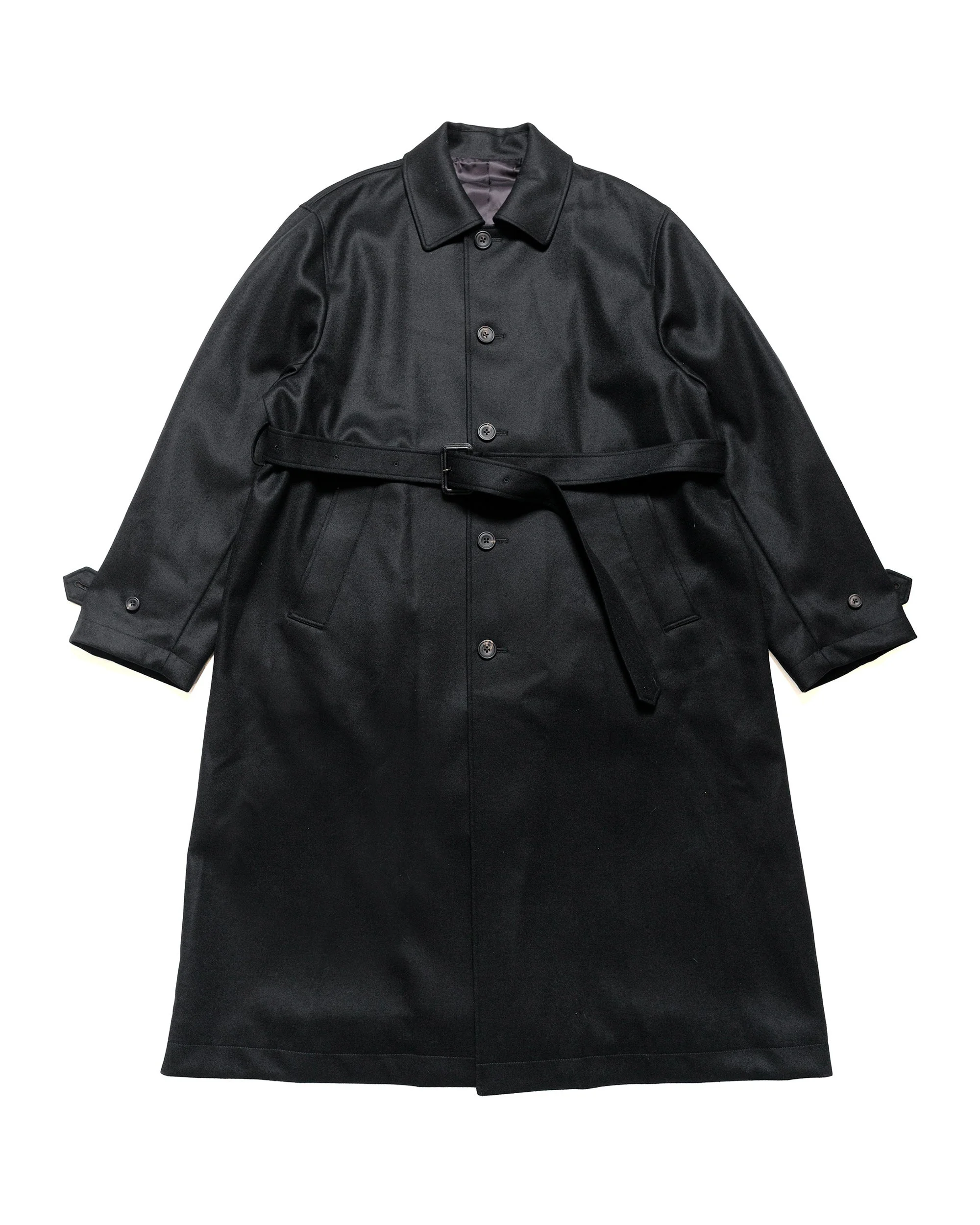 Oversized Investigated Coat Black - 1