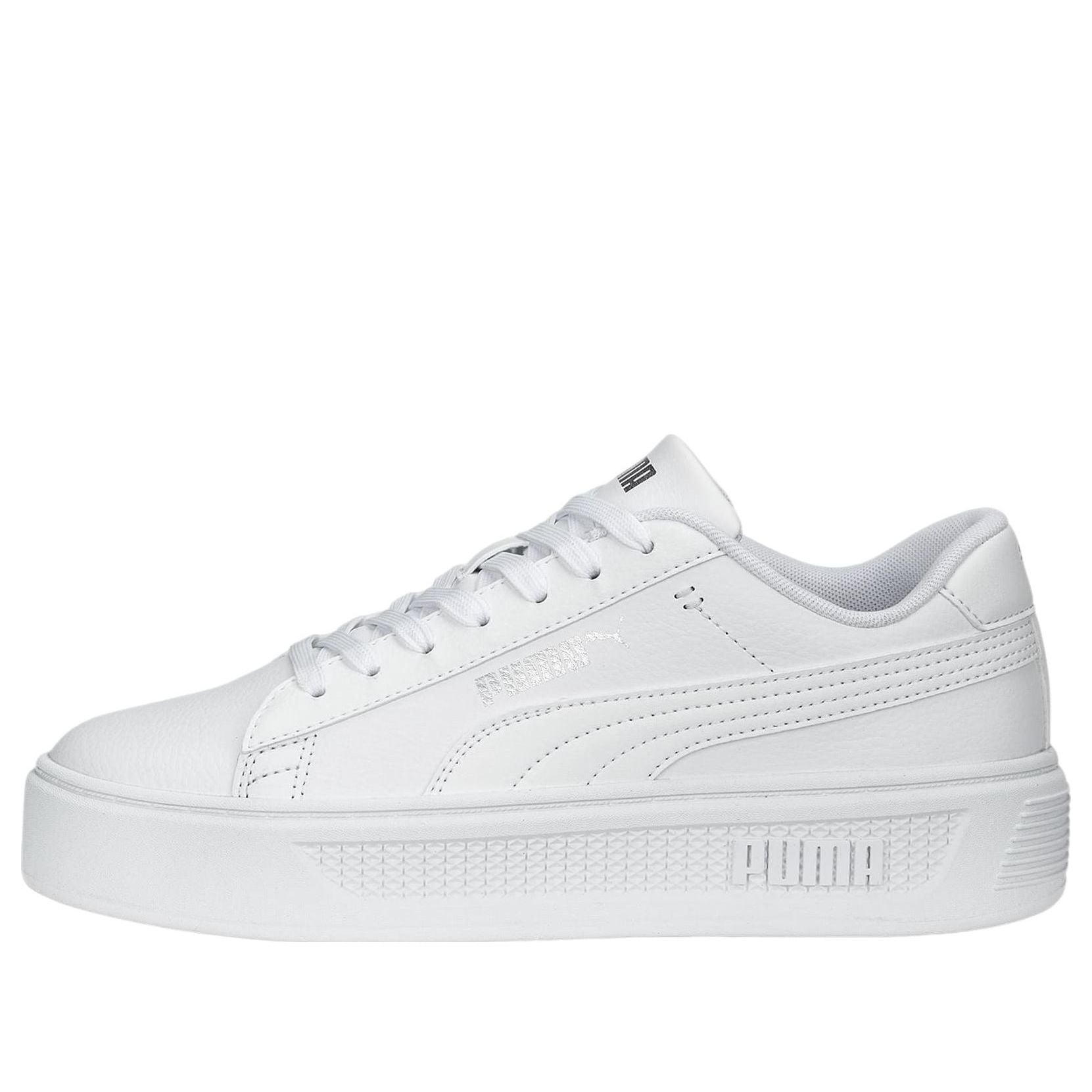 (WMNS) PUMA Smash Platform V3 'White' 390758-01 - 1