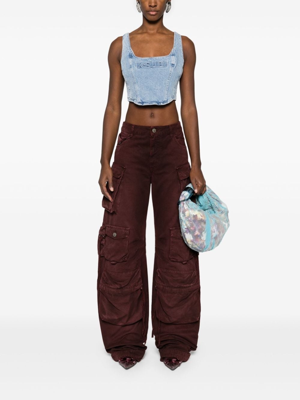 Obscura Bustier Authentik denim top - 2