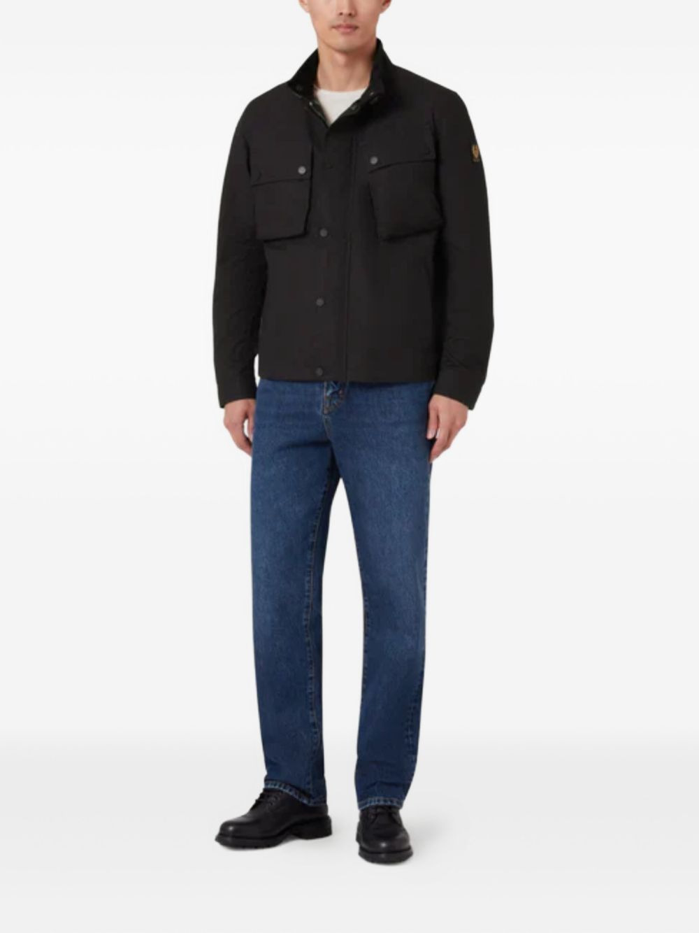 BUTTON-FASTENING FLAP-POCKET JACKET - 4