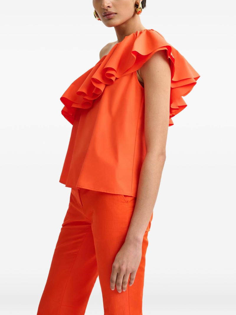 ruffled asymmetric blouse 5