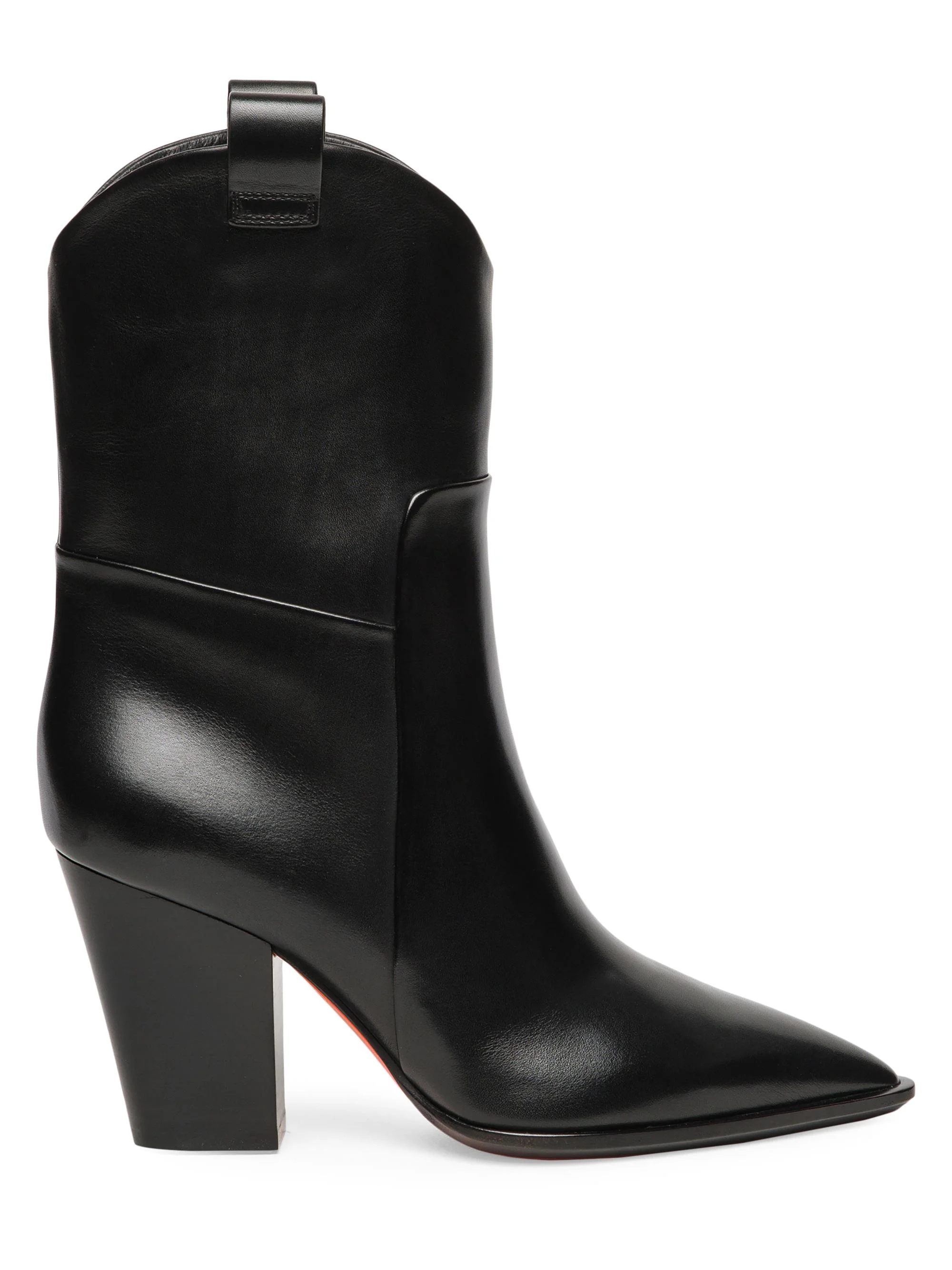 Women's Sharla 85MM Leather Boots - Black - 1