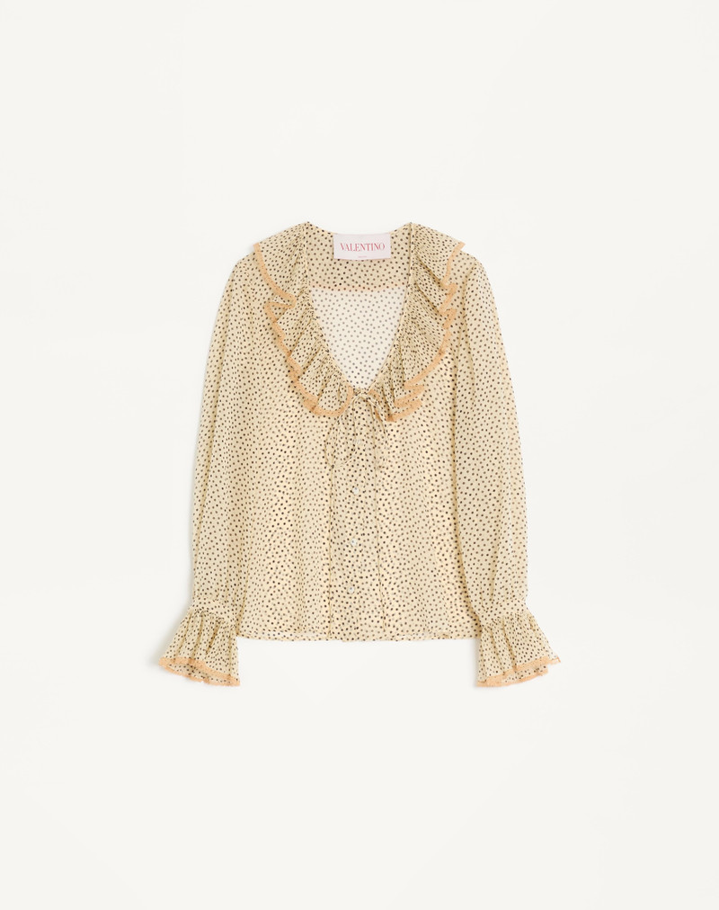 LIGHT GEORGETTE SHIRT 와 PLUSDEPOIS PRINT - 1