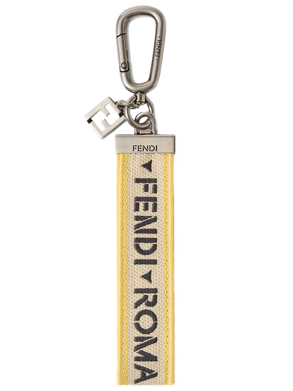 Fendi 1925 multicolor fabric keychain - 1