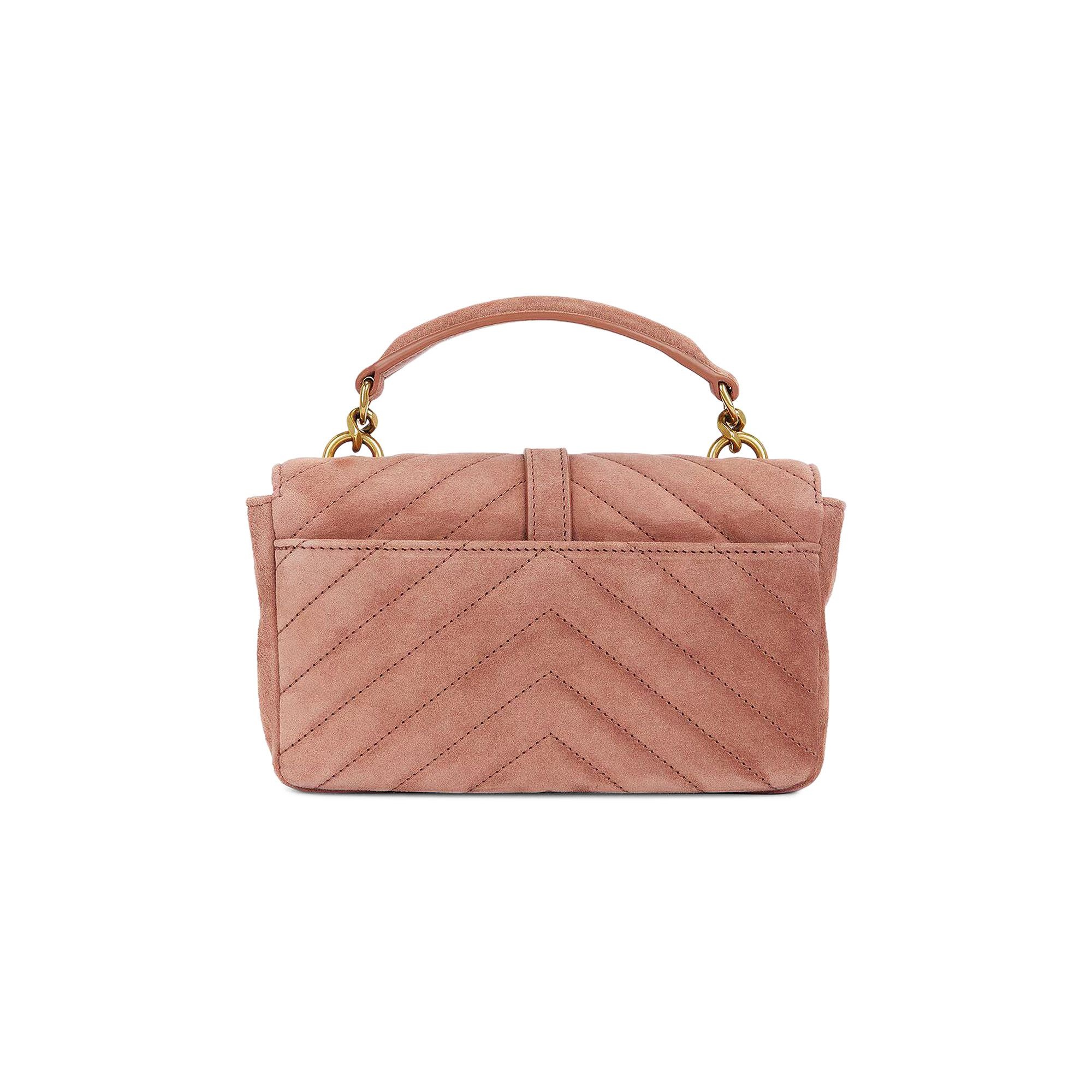 Saint Laurent Mini College Chain Bag 'Barely Pink' - 2
