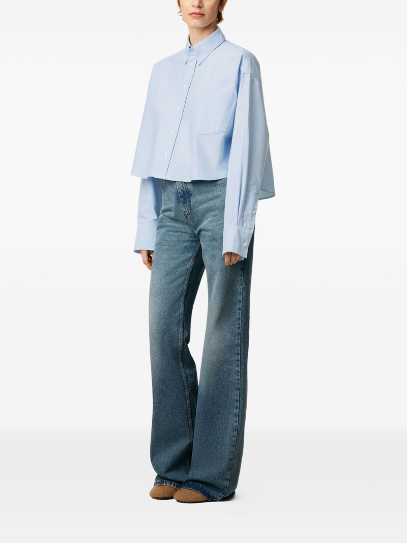 AMI Paris Oxford cropped shirt outlook
