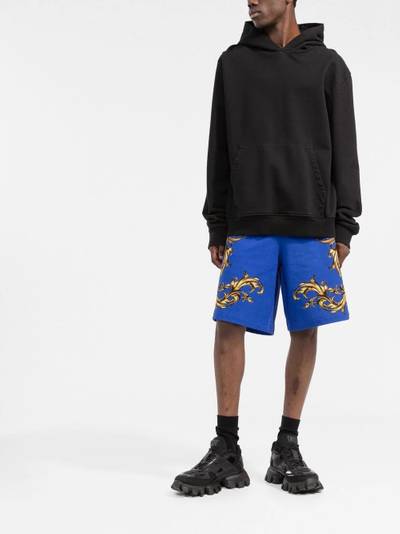 VERSACE JEANS COUTURE Garland print track shorts outlook