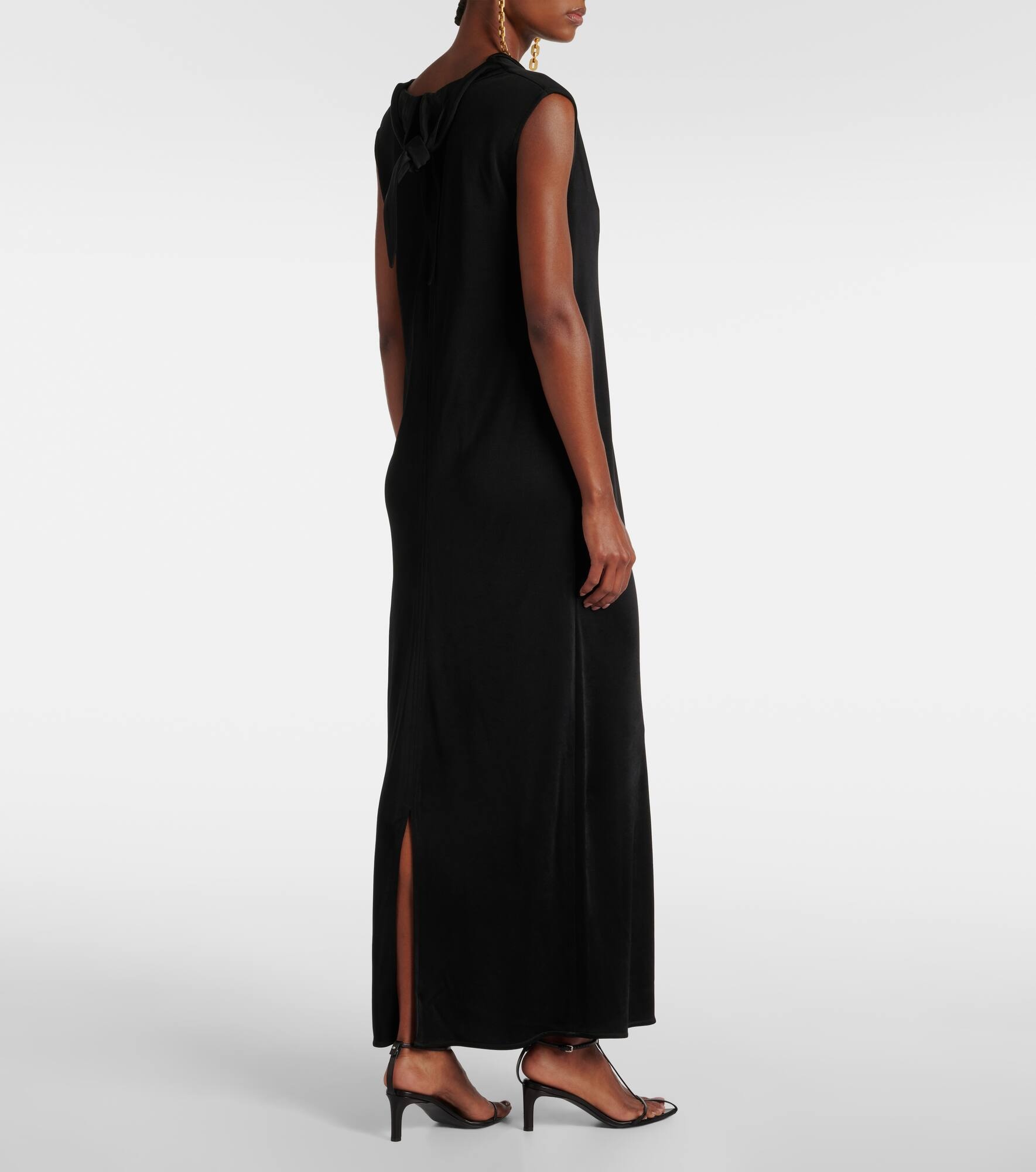 Tie-detail midi dress - 3