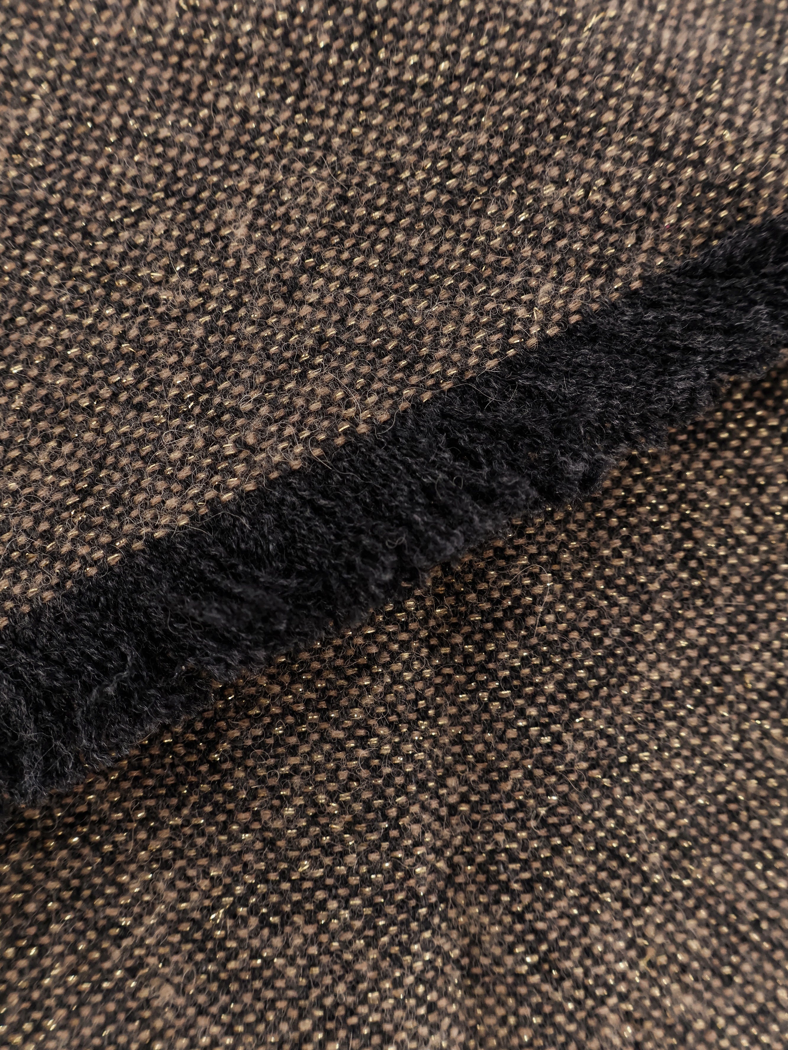 Brunello Cucinelli Cashmere Blend Scarf With Lurex Profiles - 3