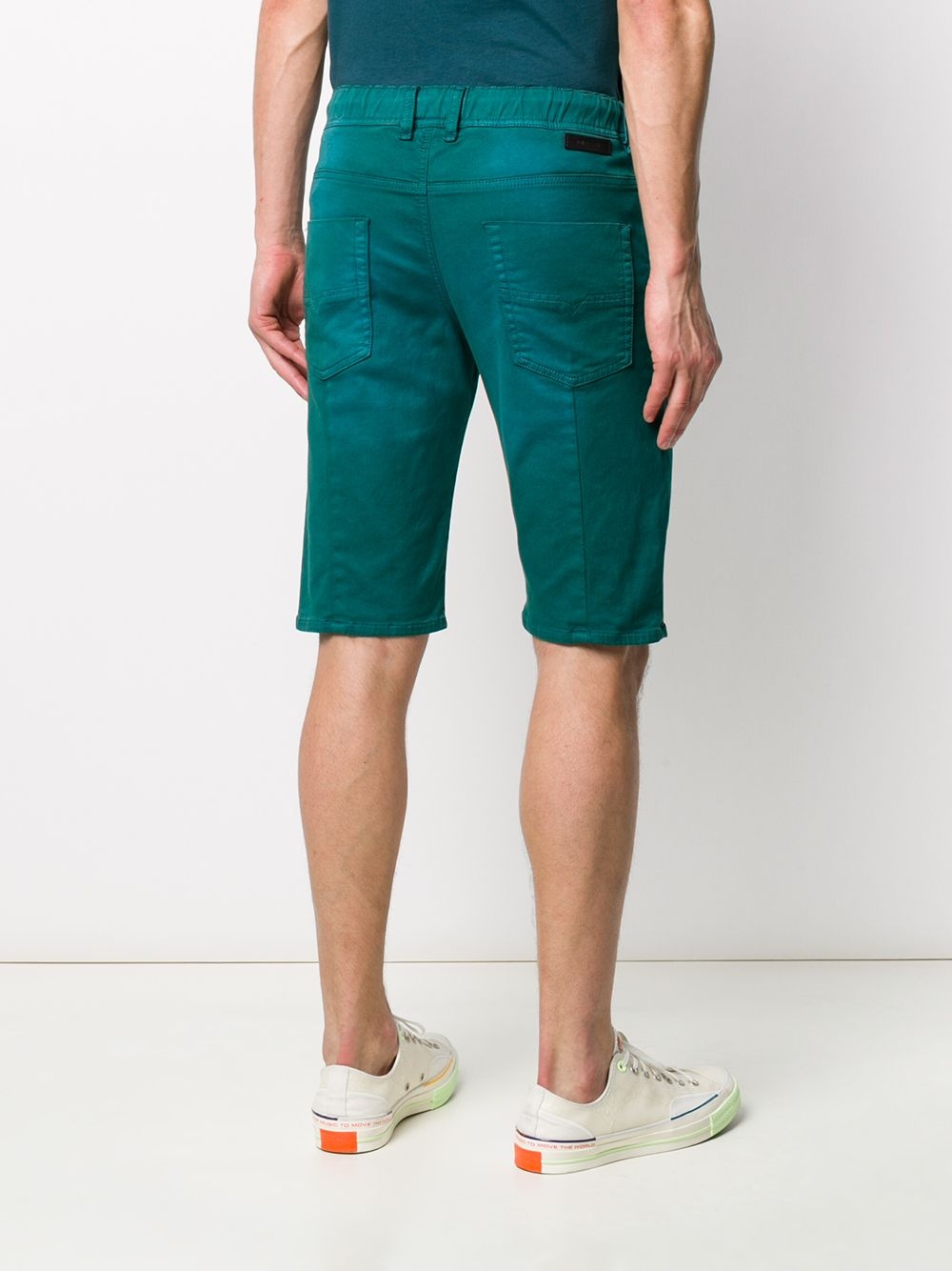 dyed jogger shorts - 4