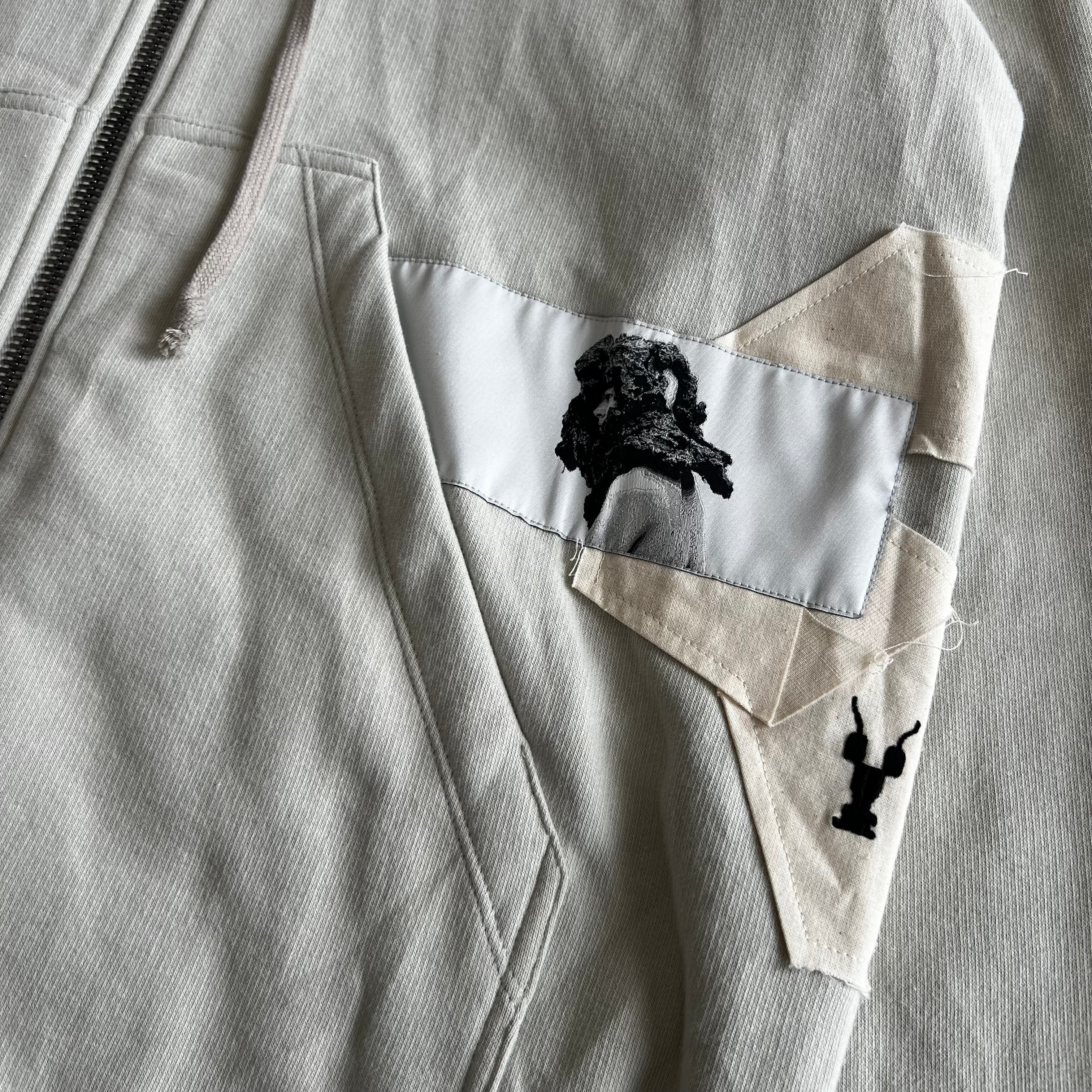 Final Blow - Rick Owens  Patched Jason Hoodie  SS17 Sz XL - 3