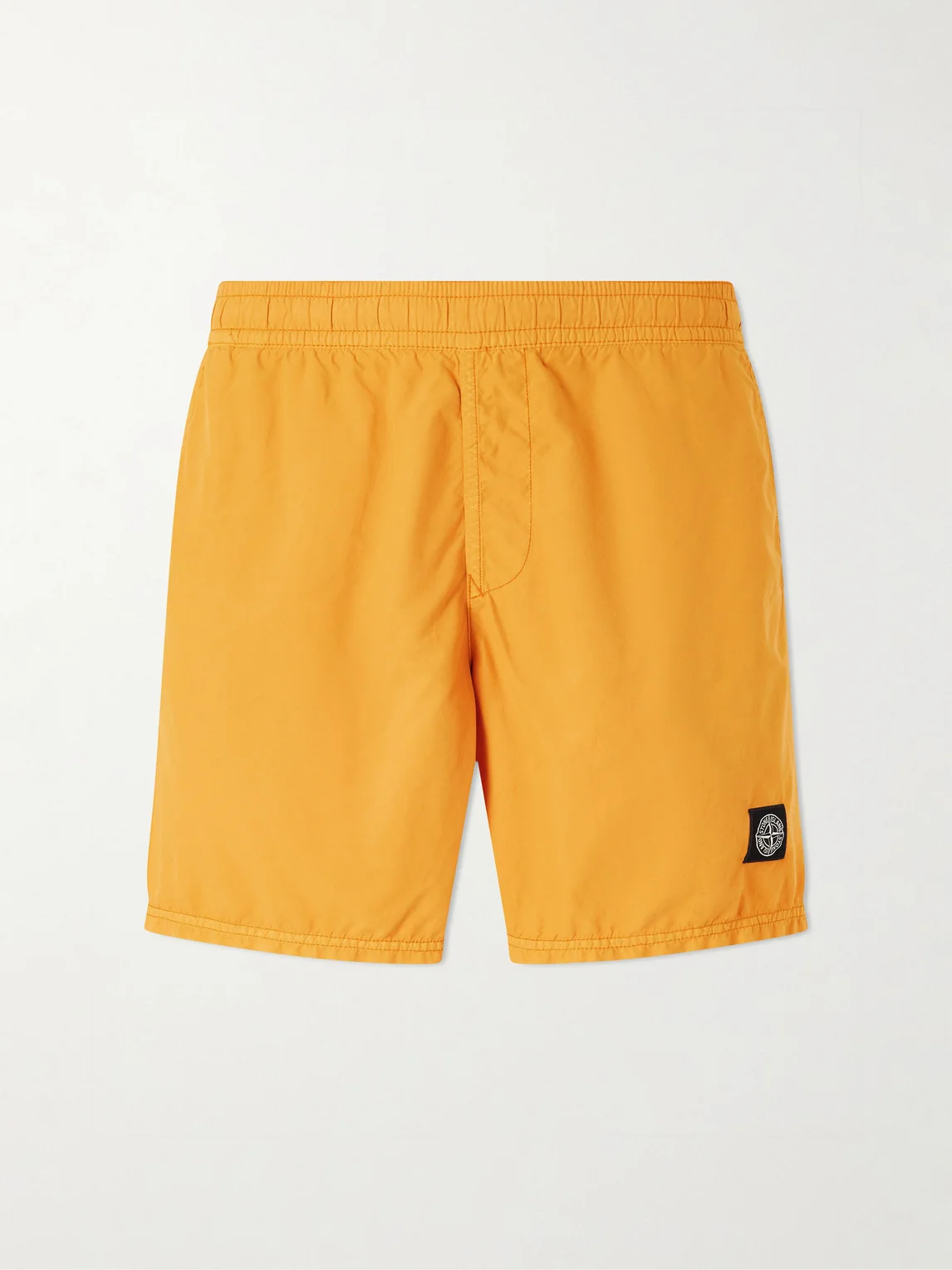 Straight-Leg Mid-Length Logo-Print Shell Swim Shorts - 1