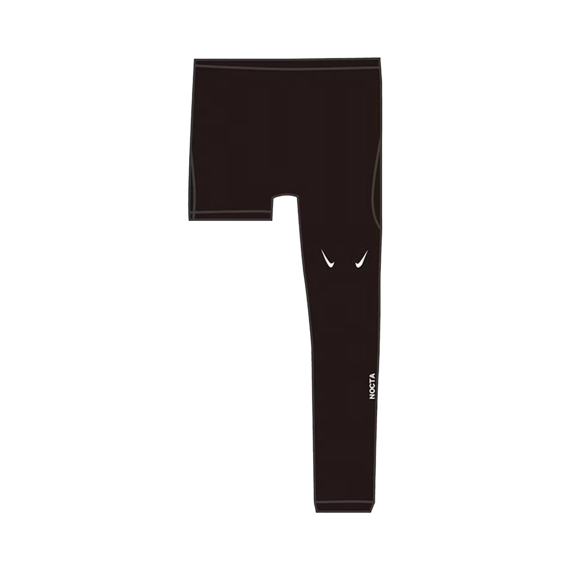 Nike x NOCTA Basketball Single Leg Tights Left 'Black' - 1