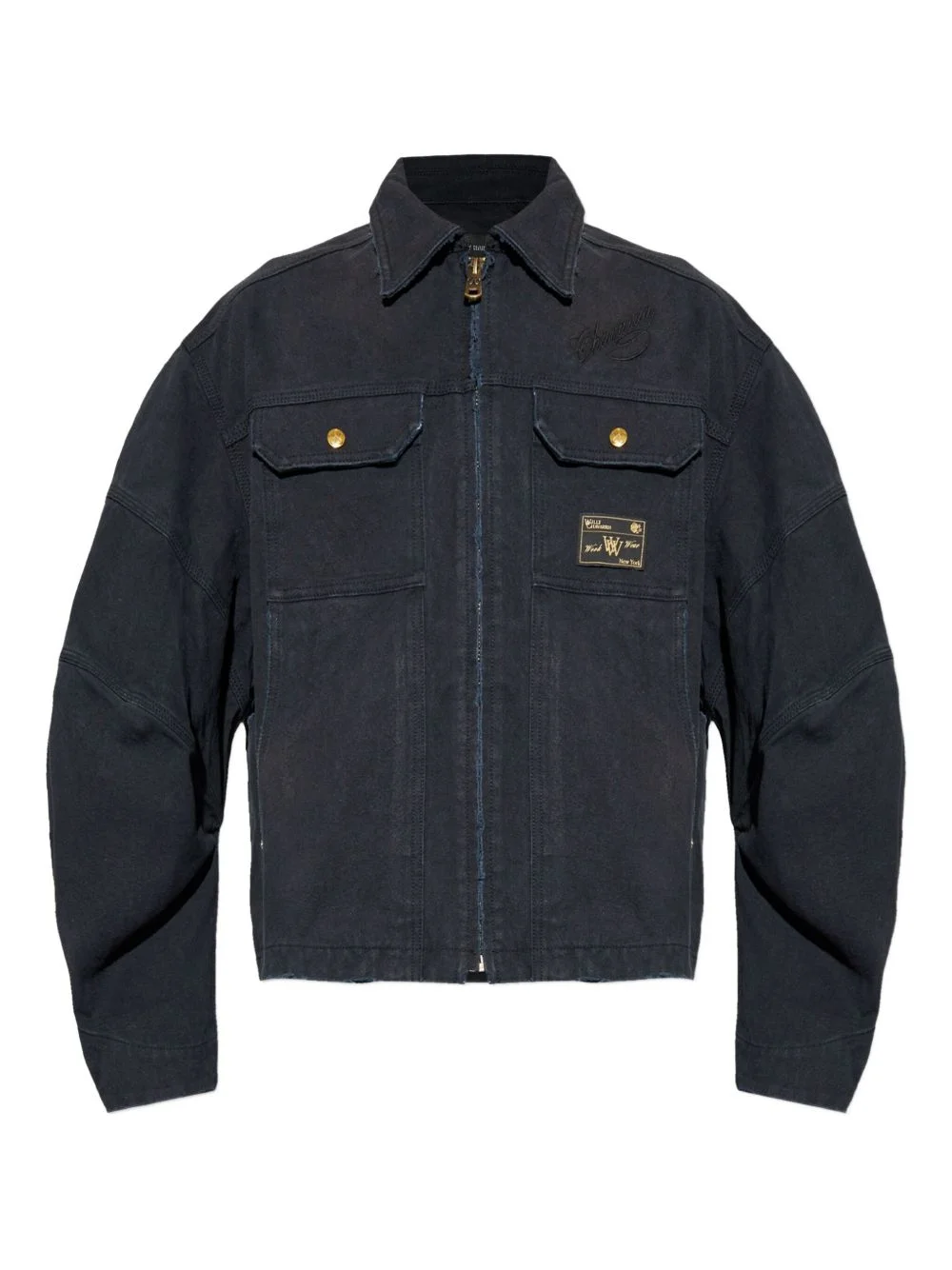 zip-fastening jacket - 1