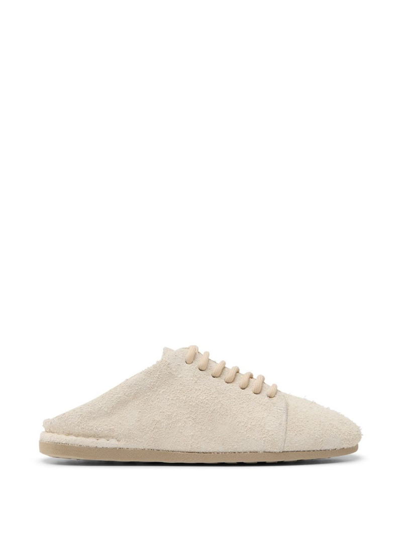 lace-up flat mules 1