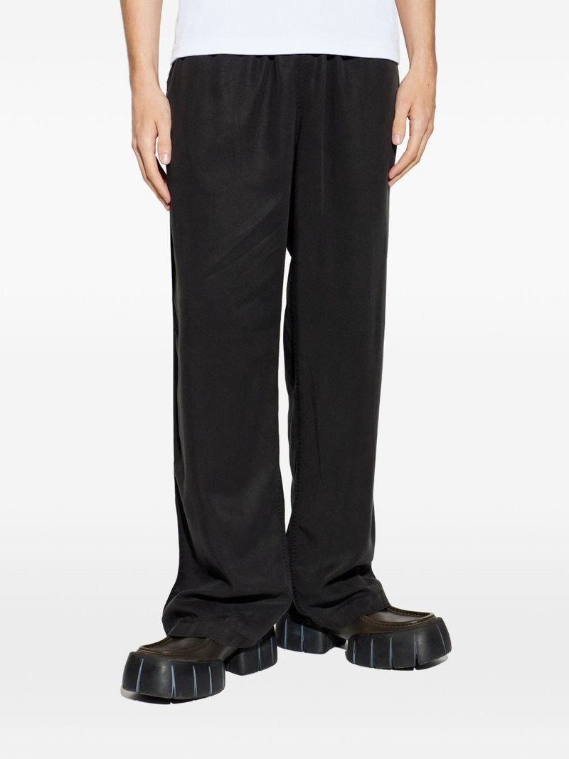 elastic-waistband trousers 1