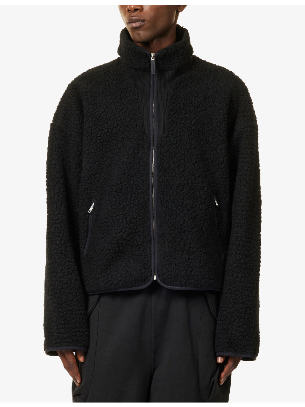 Ef High-Neck Fleece Jacket - 3