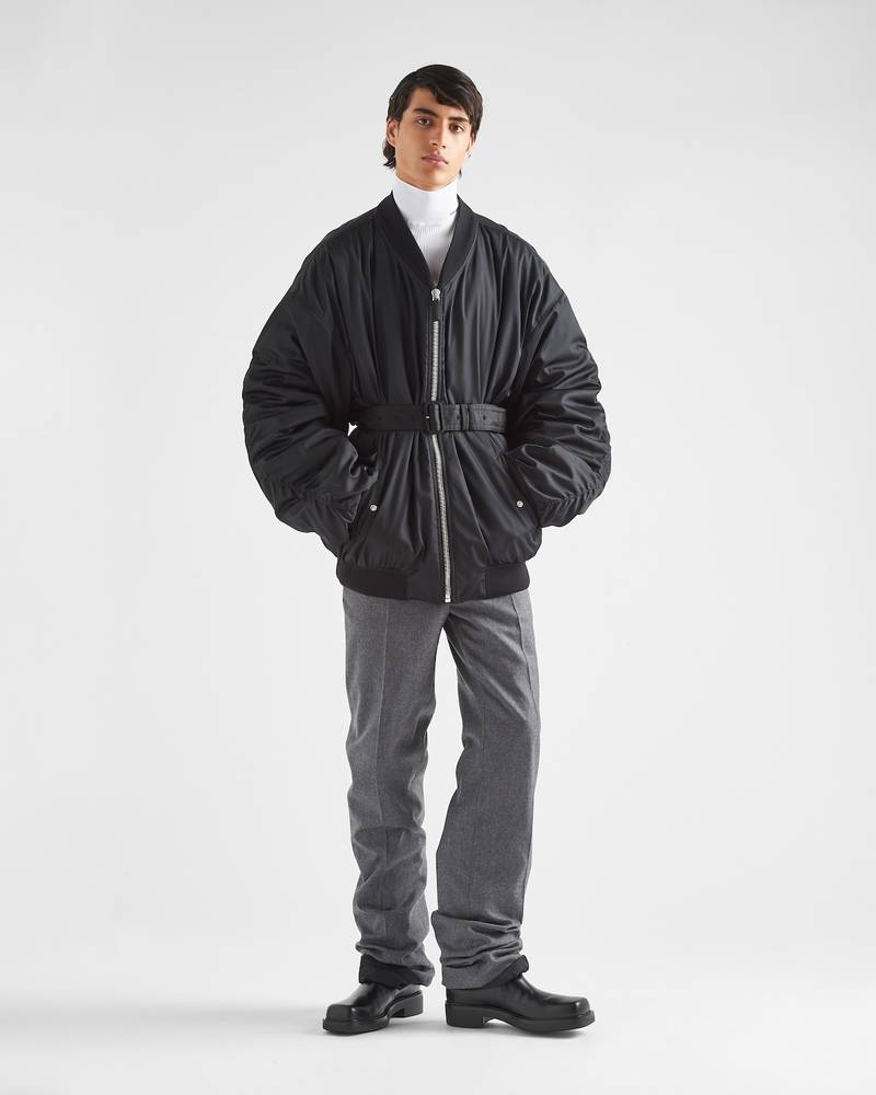 Prada Re-Nylon bomber jacket outlook