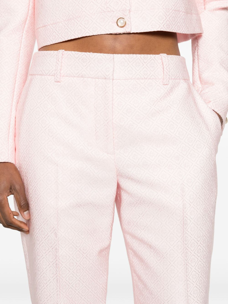 monogram-pattern trousers 5