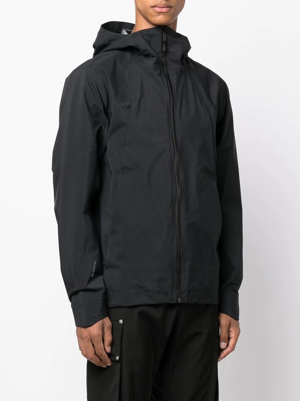 hooded zipped-up jacket - 3