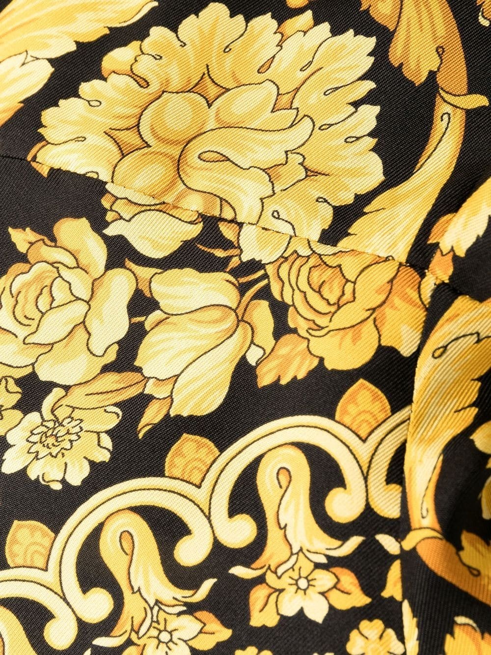 Barocco-print pleated dress - 6