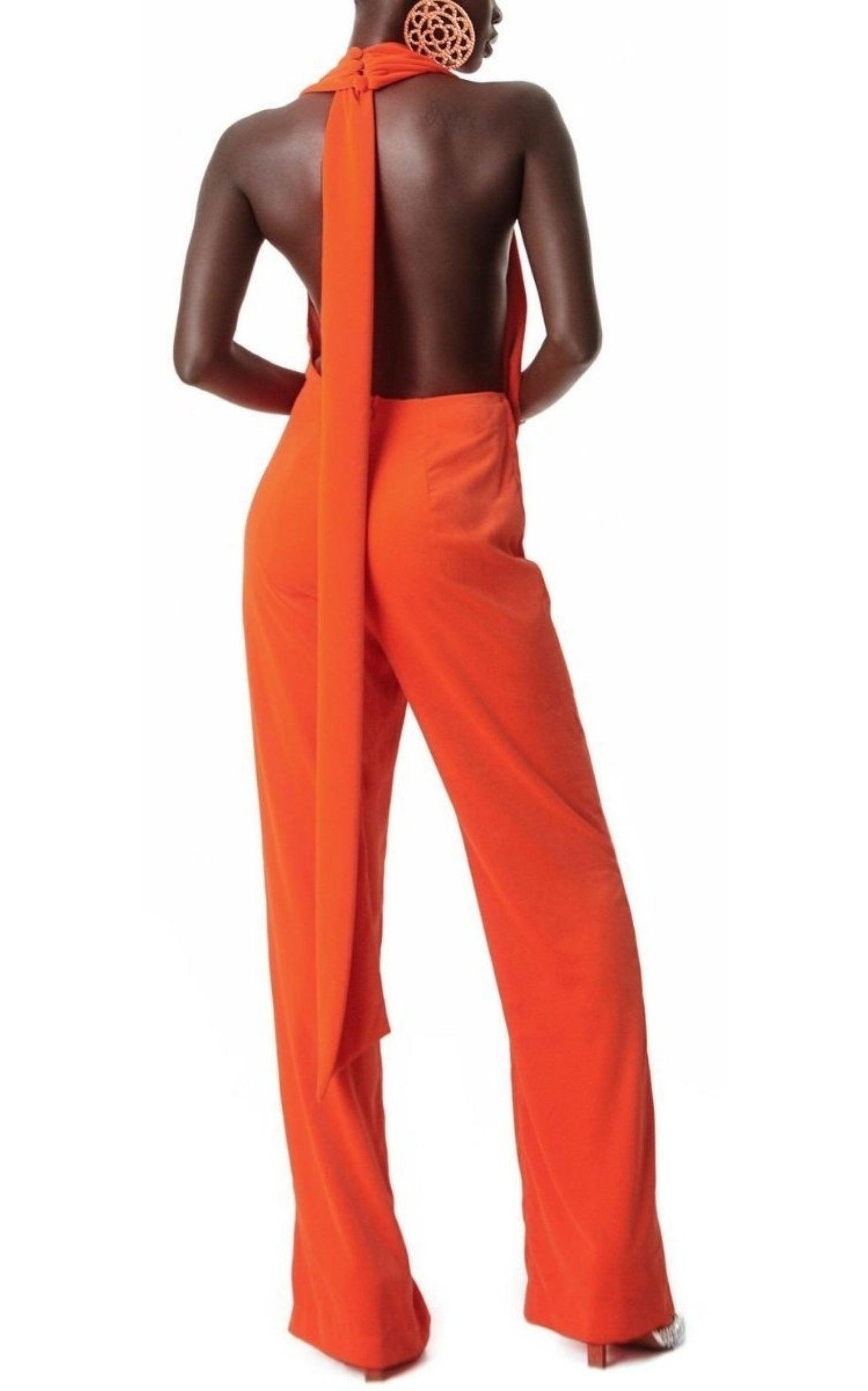 Draped Cowl Jumpsuit - 3