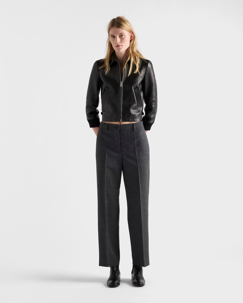 Prada Leather blouson jacket outlook