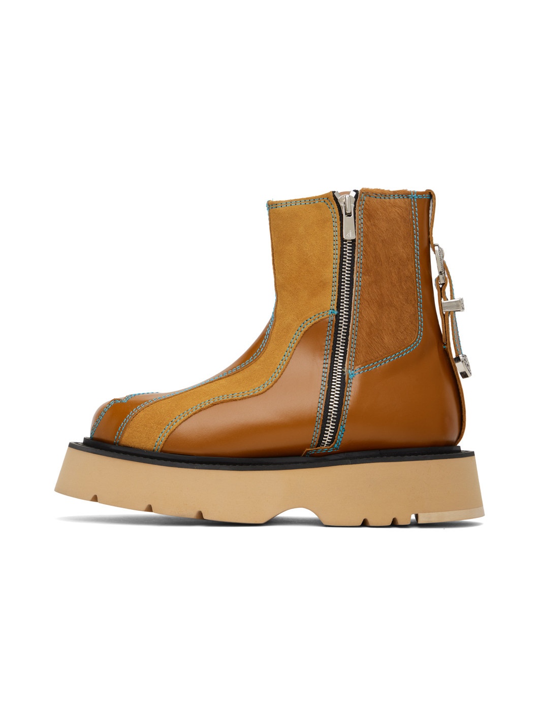 Brown Fia Ankle Boots - 3