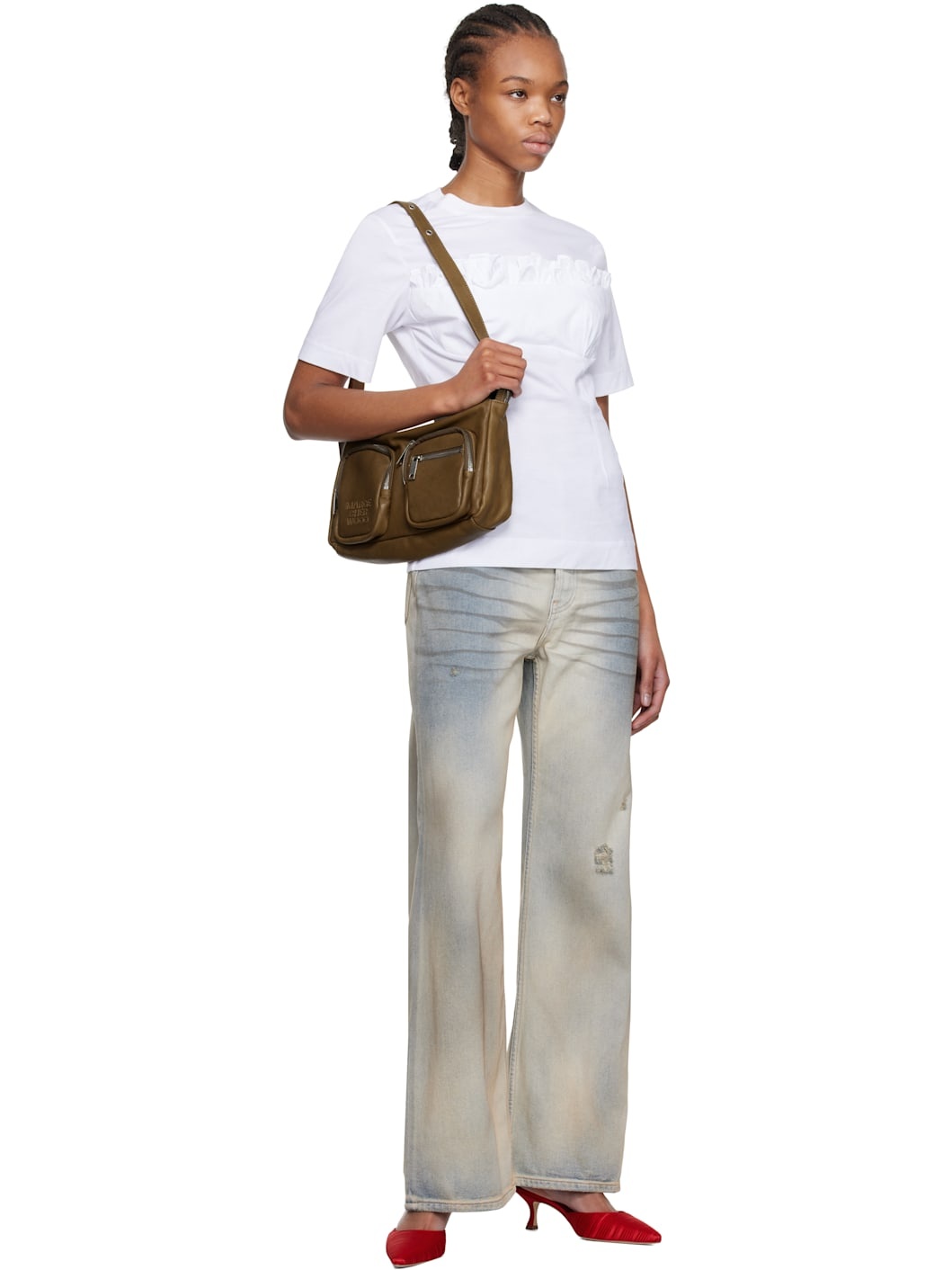 Brown Outpocket Bag - 4