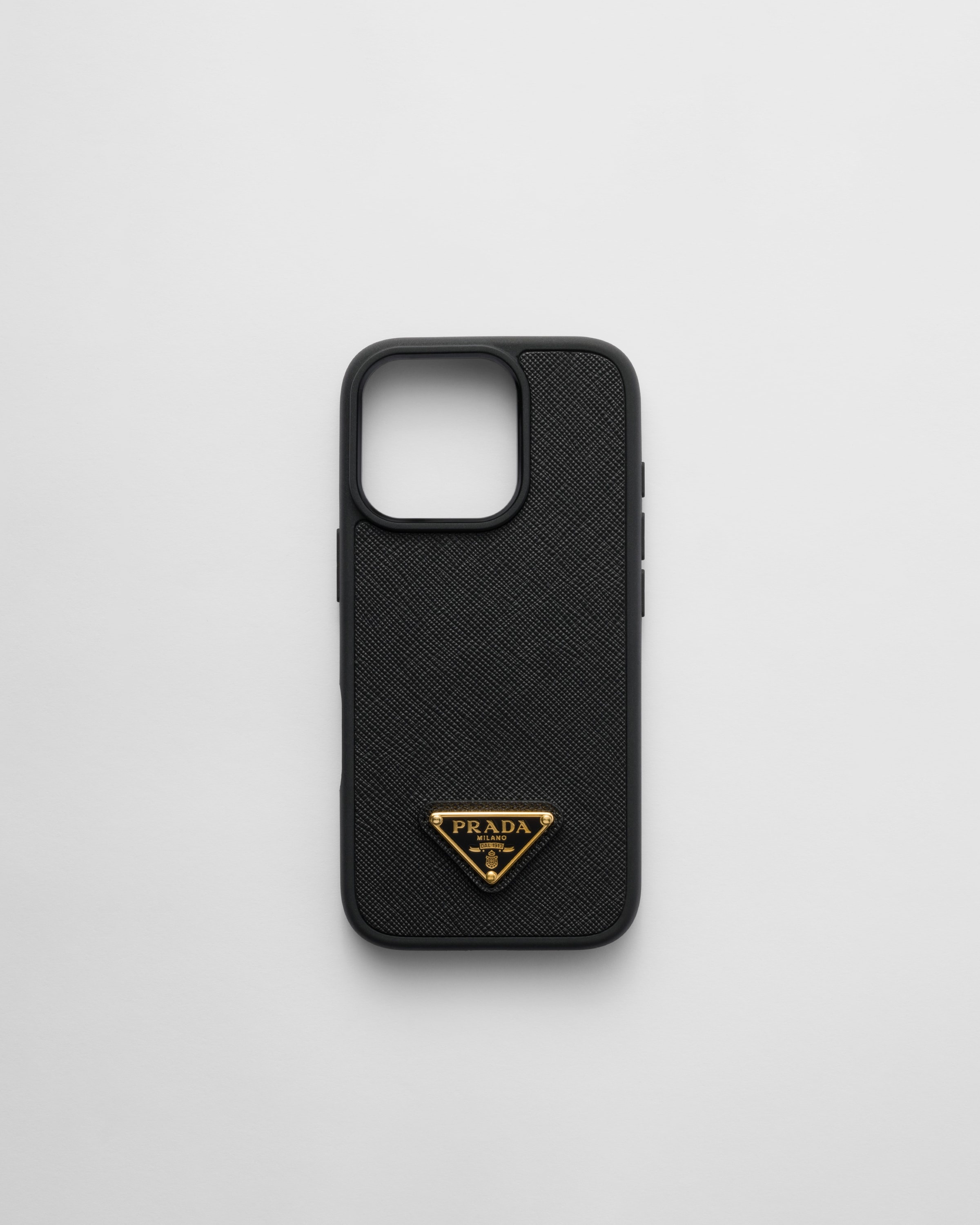 Saffiano leather case for iPhone 16 Pro - 1