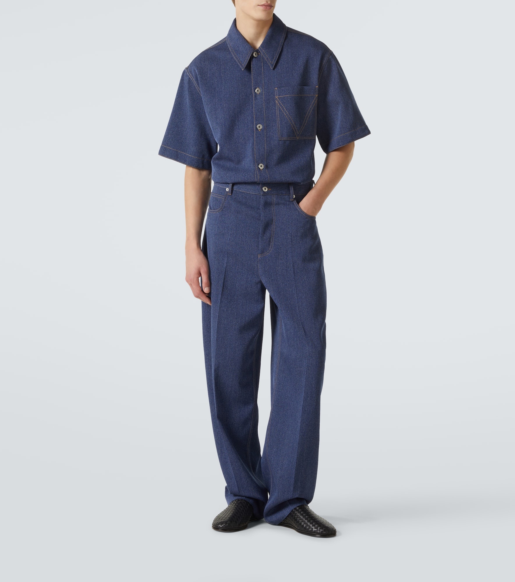 Knitted wool and cotton shirt - 2