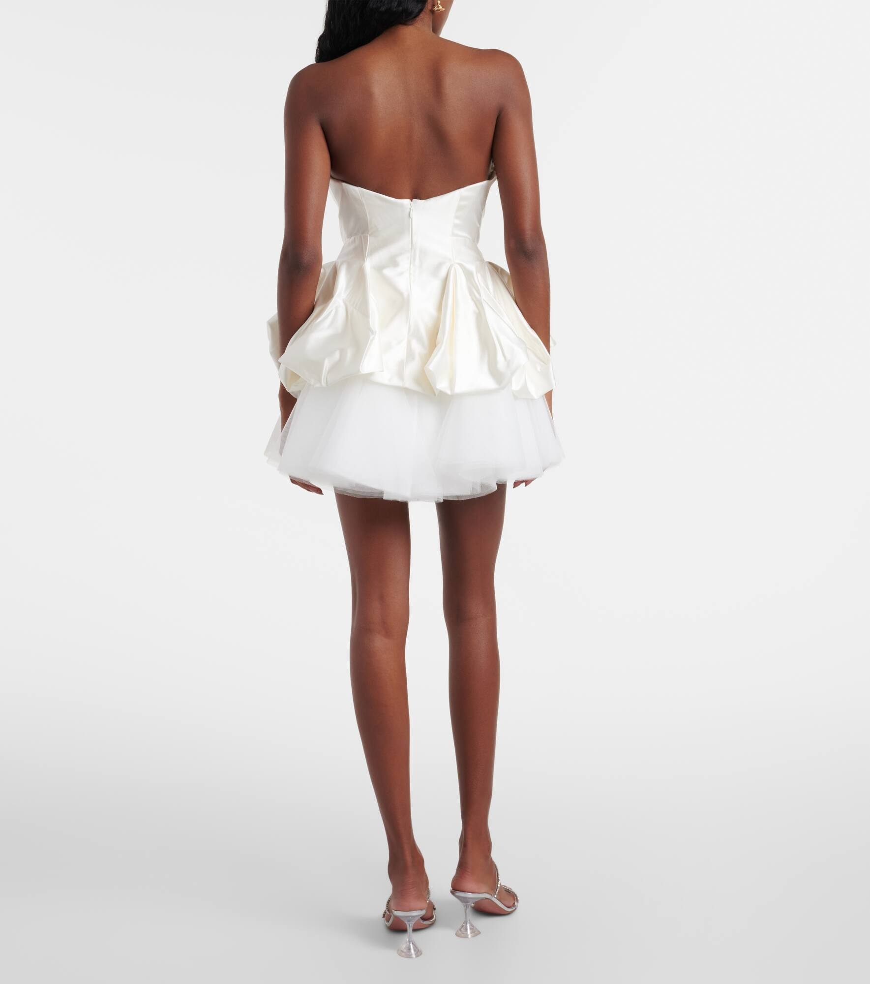 Bridal Raven satin corset - 3