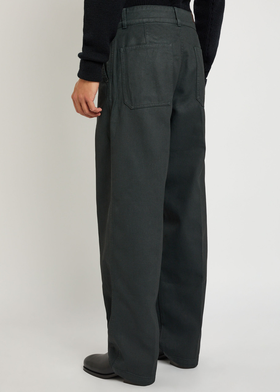 Lemaire Maxi Barrel Workwear Pants - 3