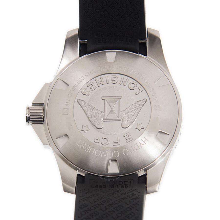Longines Conquest Black Dial Men's Watch L37824569 - 4