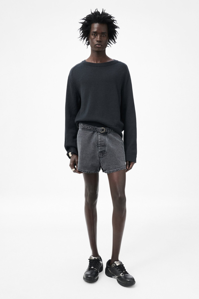 Our Legacy Oyster Trunk Black Enzyme Canvas outlook