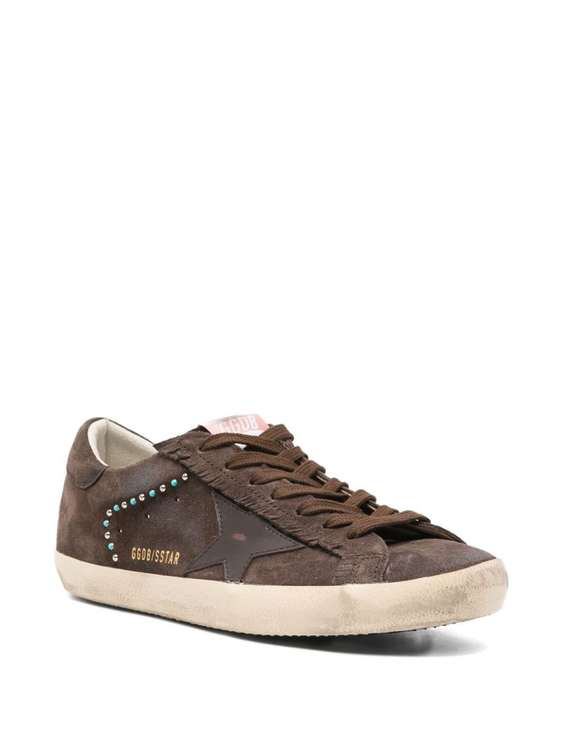 Golden Goose suede studded star sneakers outlook