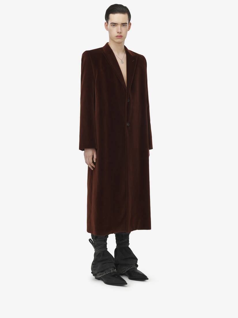 Stacked Shoulder Boxy Coat - 3