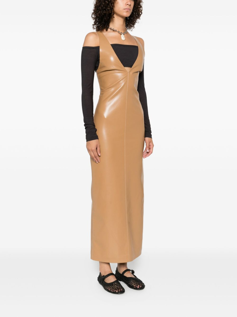 halterneck midi dress - 3