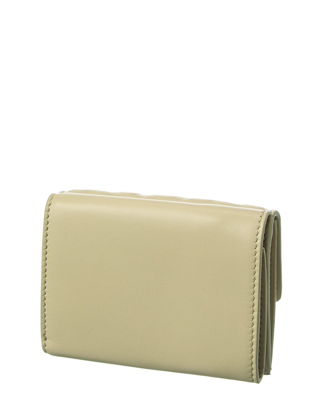 FENDI Micro Trifold Leather Wallet - 2