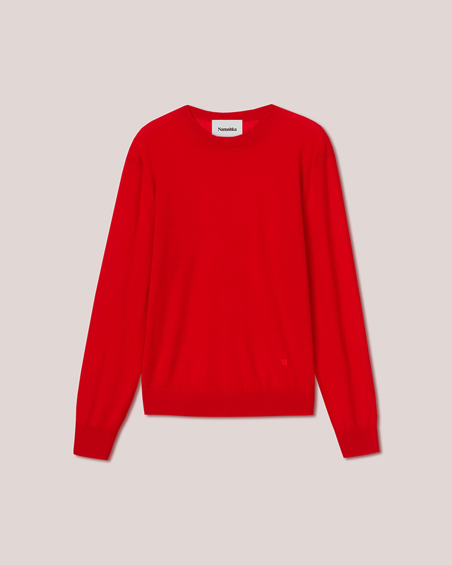 MADAN - Superfine merino sweater - Red - 1