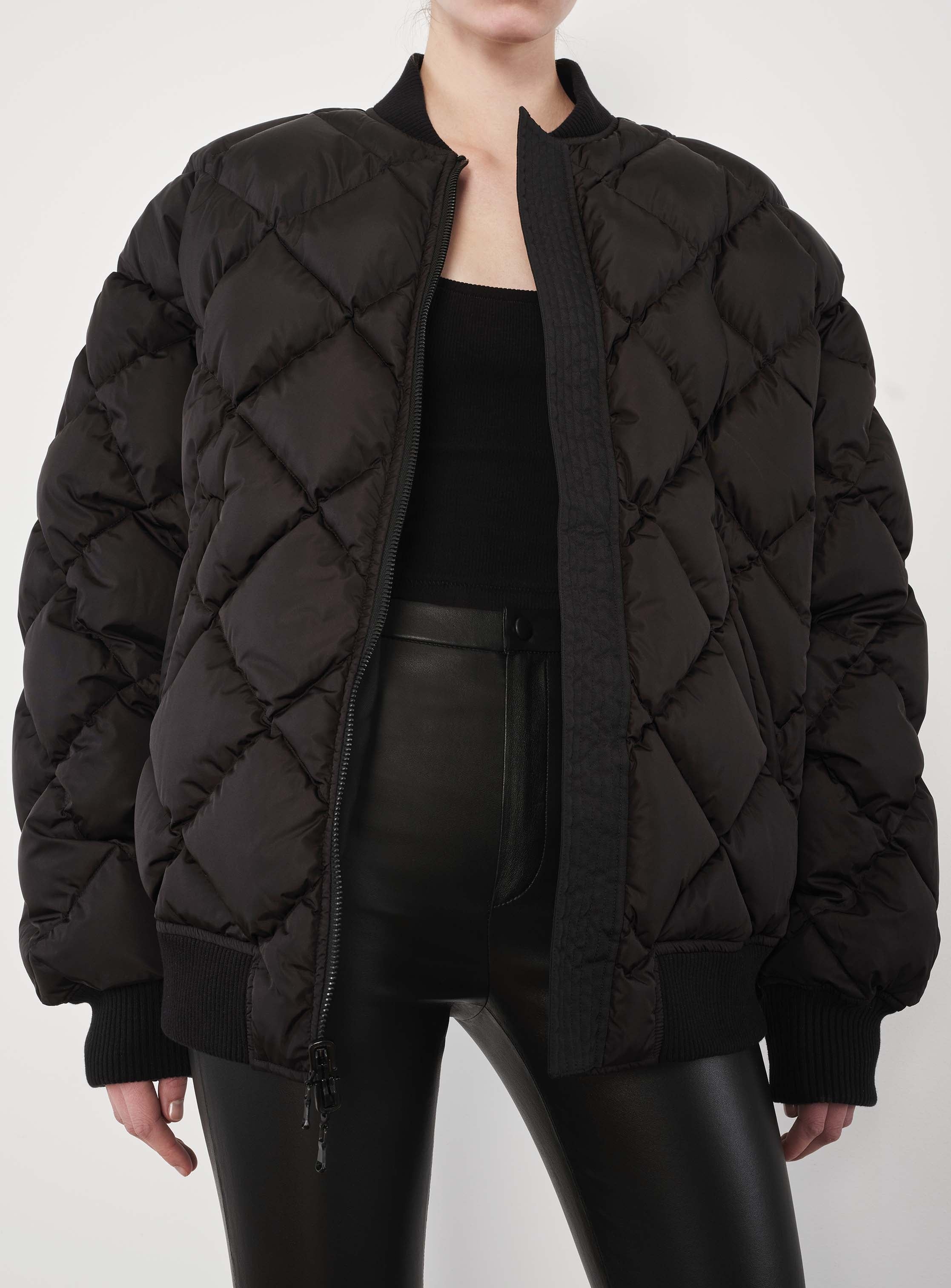 Reversible Bomber Jacket Black - 6