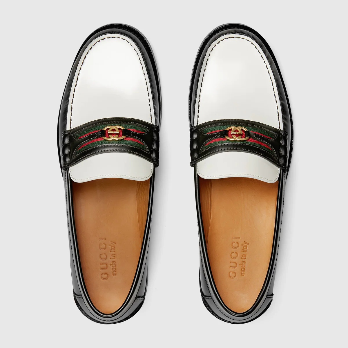 Men's loafer with Interlocking G - 3