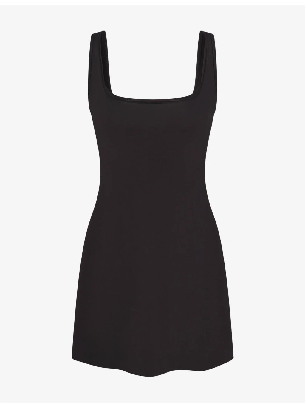 Scoop-Neckline Cotton-Jersey Mini Dress - 1