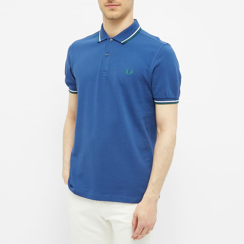 Fred Perry Authentic Slim Fit Twin Tipped Polo - 4