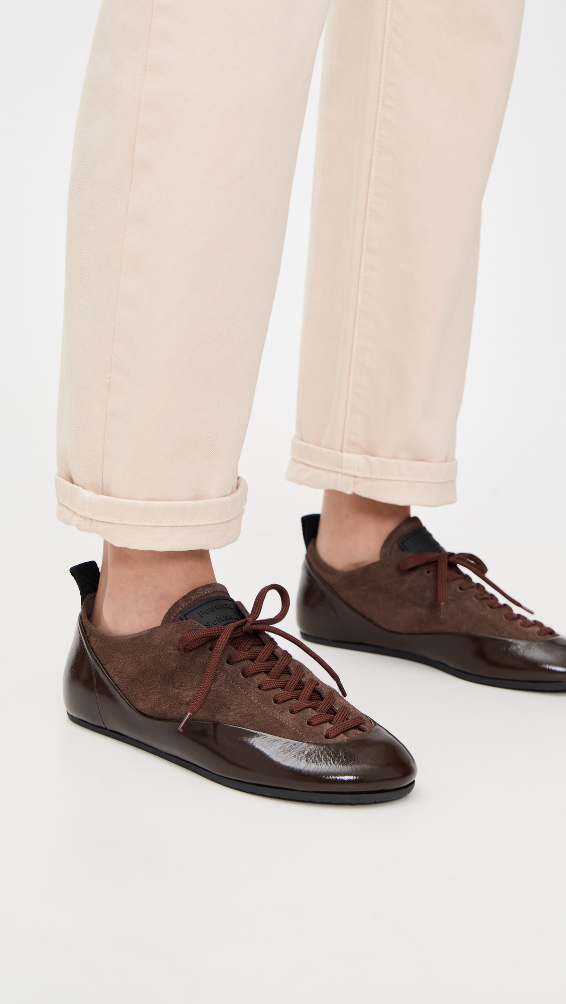 Arcadia Sneakers in Brushed Calf Suede - 2