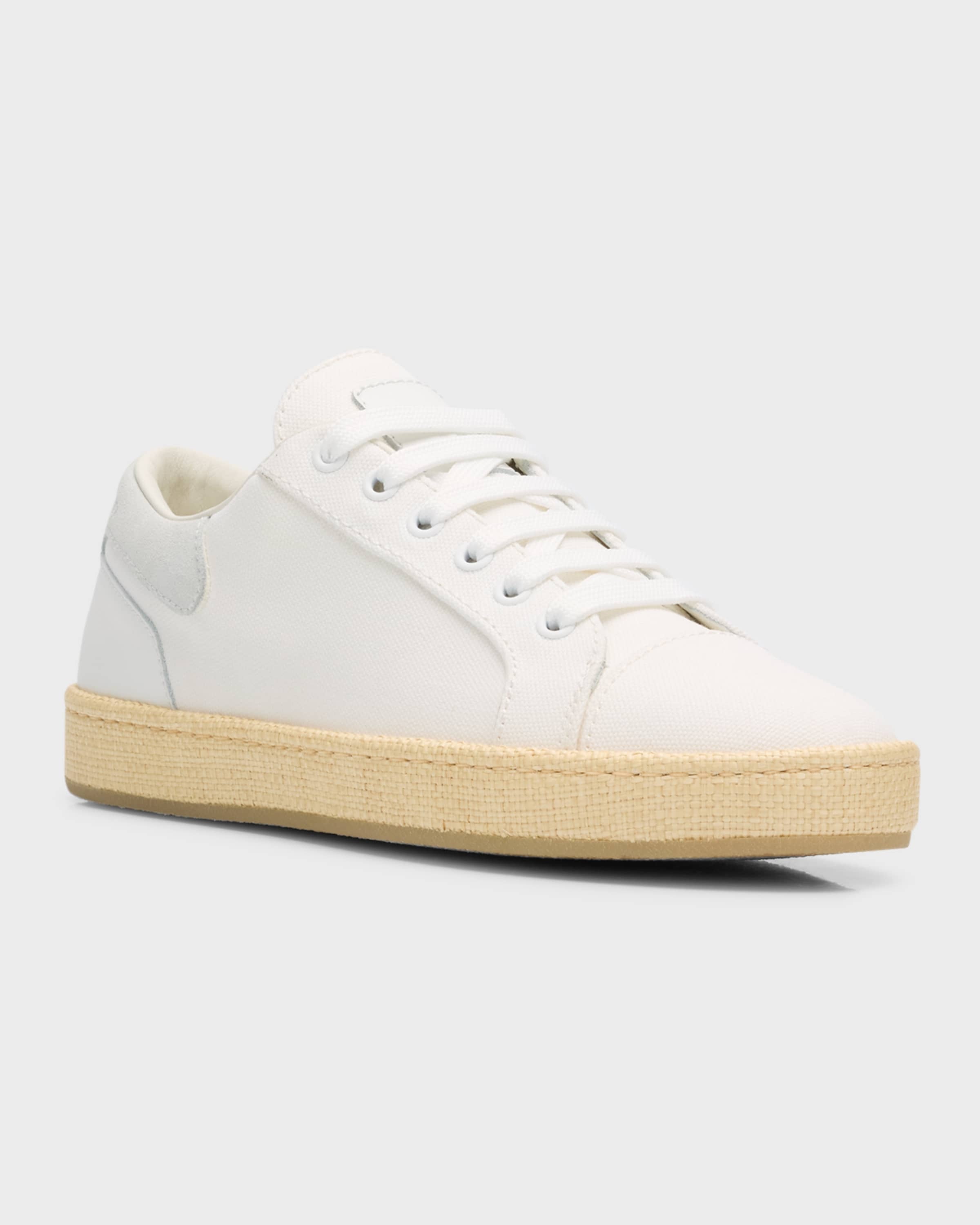 Canvas Low-Top Sneakers - 4