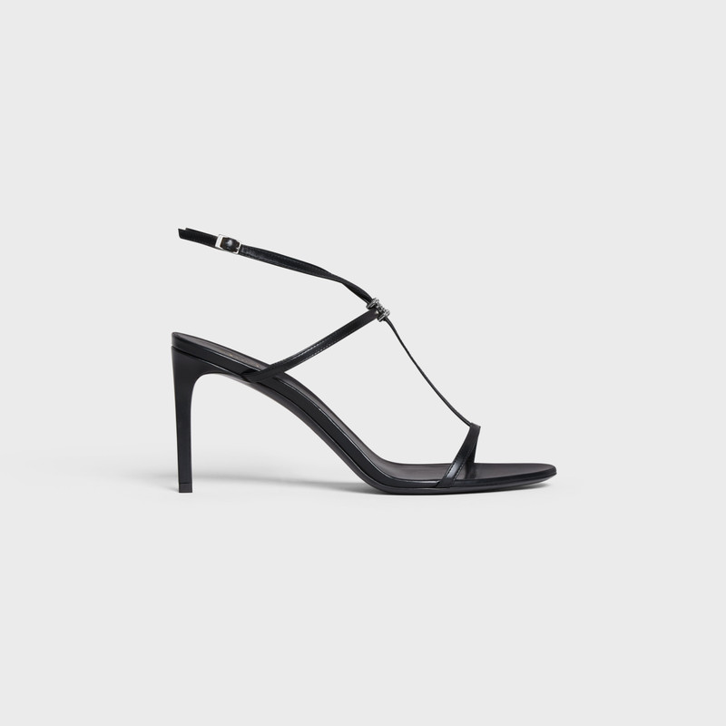 T-BAR TRIOMPHE SANDAL in CALFSKIN - 1
