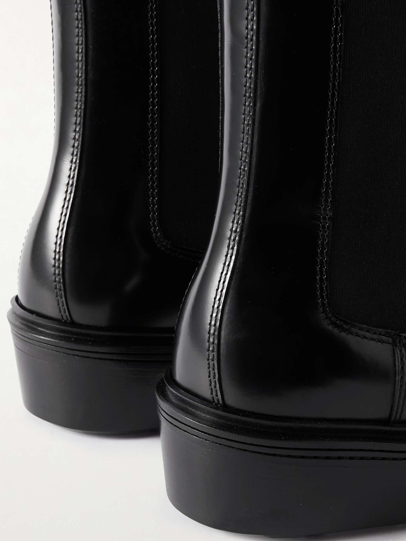 Fireman Glossed-Leather Chelsea Boots - 6
